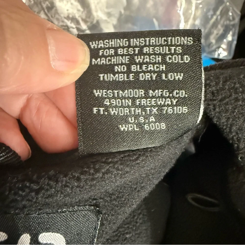 Powder River Outfitters black fleece lined athletic vest size M - Picture 10 of 10